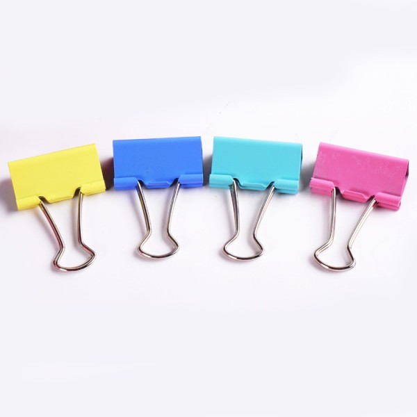 25mm good quality multicolor metal binder clips