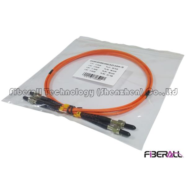 High Power Optical Fiber Patch Cord Fiber Optic Jumper SMA905 to SMA 905 MM OM1 62.5/125μm Duplex