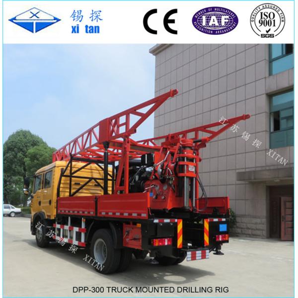 Truck Mounted Drilling Rigs with Torque 3500N . m DPP - 300