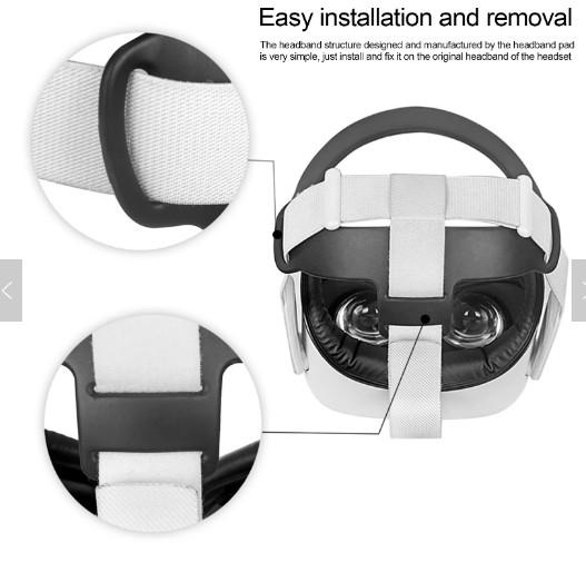 2021 NEW TPU Head band Cushion For Oculus Quest 2 VR Headsets Removable Professional  Head Strap Pad VR Glass Accessories