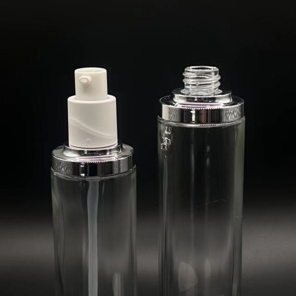 Custom Brand Cosmetic Glass Lotion Bottle Child Resistant 100ml 120ml (MC-1303)