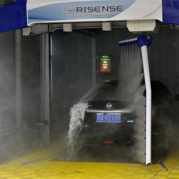 Qingdao Risense 360 Full Automatic Car Wash Equipment Touch Free Car Wash with air Dryer and lava Shampoo