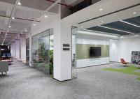 Solution moderne espaces de bureaux Murs de cloisons en verre Taille personnalisable