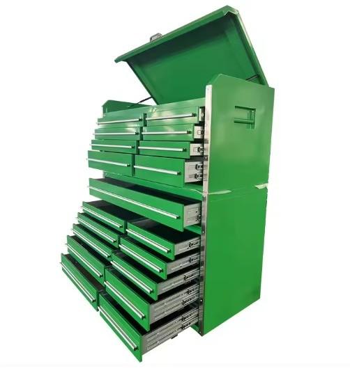 19 Drawers Heavy Duty Metal Smart Tool Cabinet for Tool Storage on Customized Support