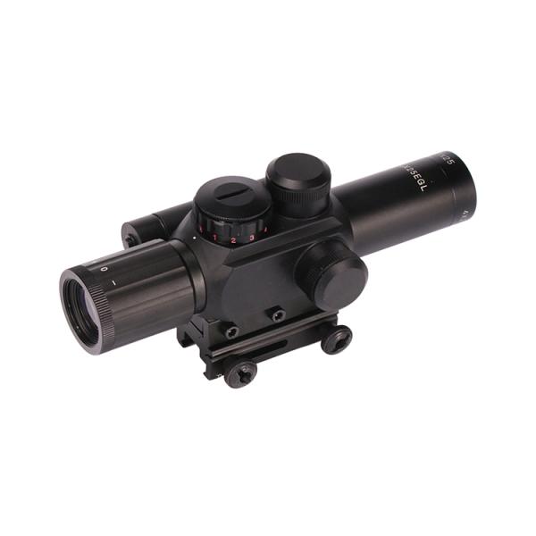 M6 Tactical 4X25 IR Red/Green Sight and 170mm Length Red Dot Laser Scope for Hunting