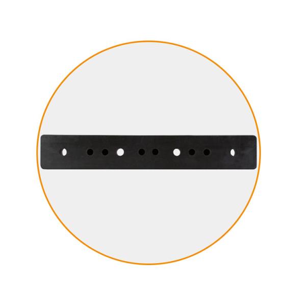 Rubber Accessories Upstand HeACavy Duty Black Rubber Buffer On A Steel Angle Plate For Steel Door