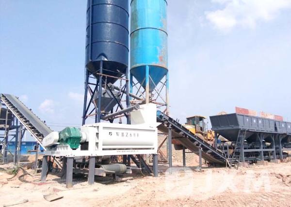 A planta de tratamento por lotes 600t/H do misturador 170.5kw bonde estabilizou a estação de mistura do solo