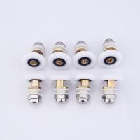 Brass Nylon Door Rollers , Shower Door Pulley 19mm 23mm 25mm Size