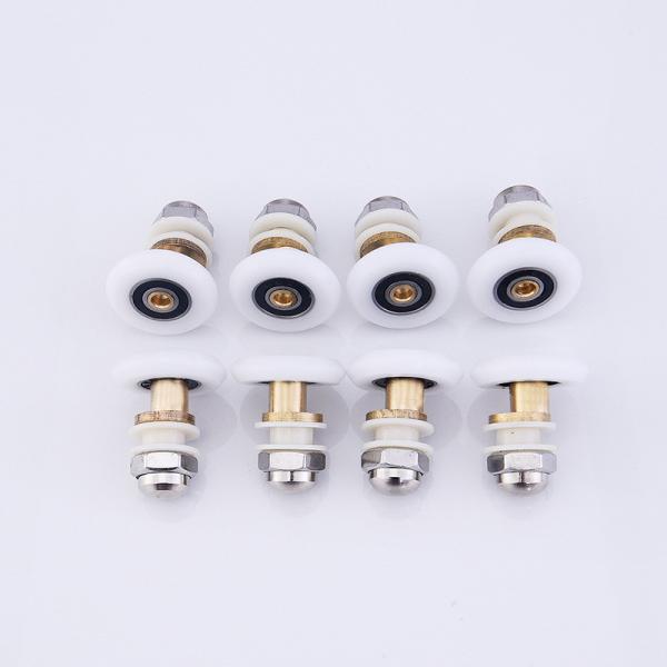 Латунные ролики двери нейлона, размер шкива 19mm 23mm 25mm двери ливня