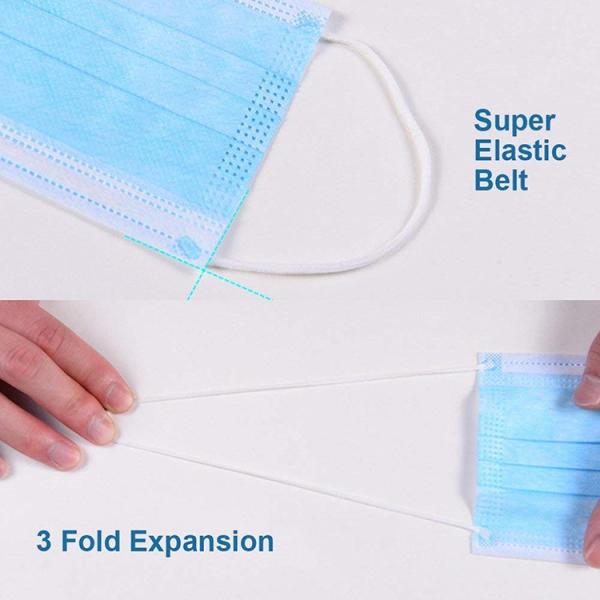 Natural Organic Disposable Respirator Mask High Breathability Skin Friendly