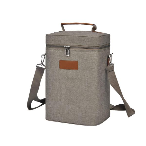 Premium quality Ice Insulated oxford wine bottle cooler bag for four wines