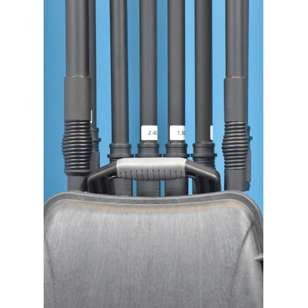 Jammer Antenna - Shock-Absorbing Drum Spring, External Omni-Directional FRP (For Backpack/Vehicle Suitcase Equipment)