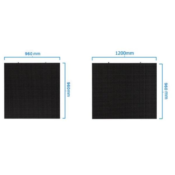960X960mm IP65 Waterproof Front / Rear Servicing Outdoor Full Color LED Display