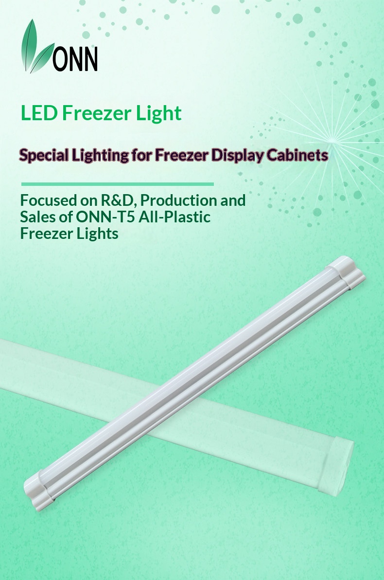 ONN T5 Full Plastic Tri Proof LED Machine Tool Lighting Strip Lamp IP66 DC24V / AC220V