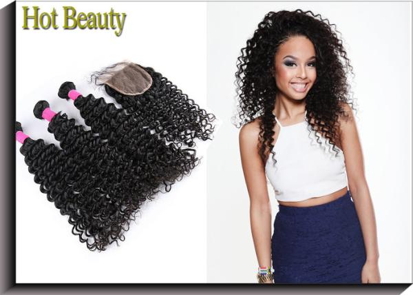 5A Grade Brazilian Human Hair Charming Deep Wave  Brazilian Hair Extensions