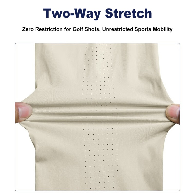 OEM Custom Men's Stretch Breathable Golf Long Pants Comfort Sports Trousers