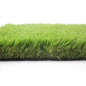 Herbe artificielle incurvée de jardin de fil 60mm pour le gazon de prairies