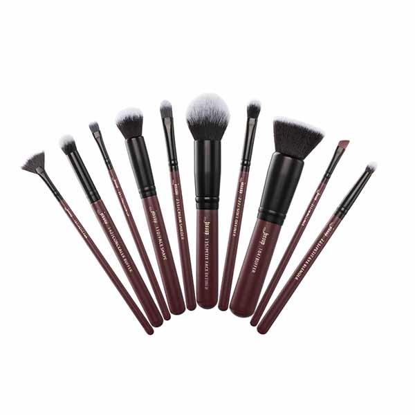 Plum Queen Basic Makeup Brushes Set Waterproof Eco Friendly Makeup Brushes