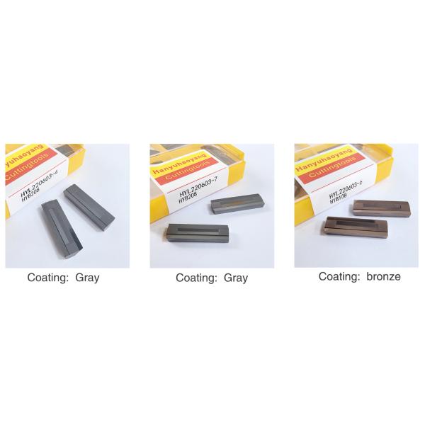 Difficult-to-Machine Materials Try CNC Reaming Insert HYL220603-4 with PVD Coating HYB208 Additional Coating Options