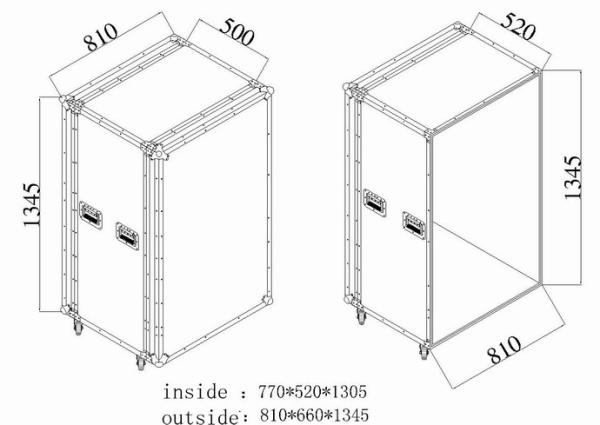 Customized Size Aluminum Tool Cases 