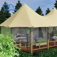 Structure galvanisée en extérieur imperméable à l'eau Camping Hôtel Tente Pour Resort