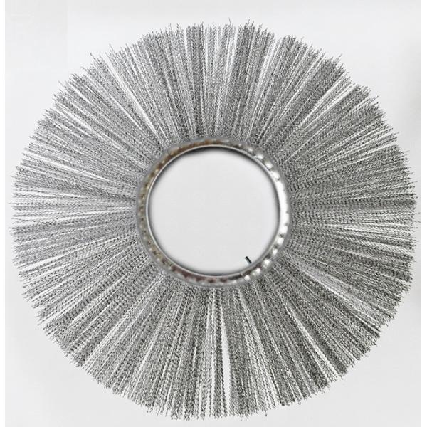1.5mm Thickness Steelwire Convoluted Microfiber Sweeper Roller Brush