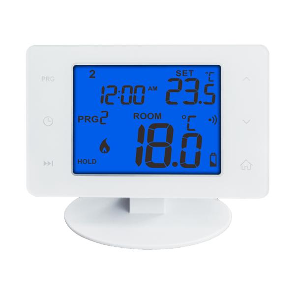 Écran tactile programmable sans fil de 6W Thermostat de chaudière à gaz