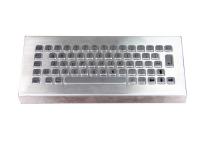 Clavier de bureau industriel en acier imperméable 20mA pour le poste de travail