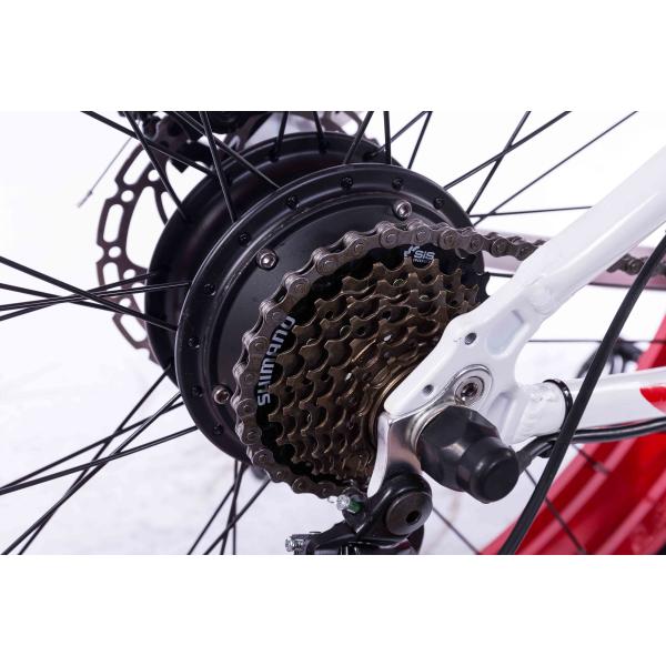 Brushless Electric Snow Bike , 48v 350w Fat Tire Electric Bicycle For Adults