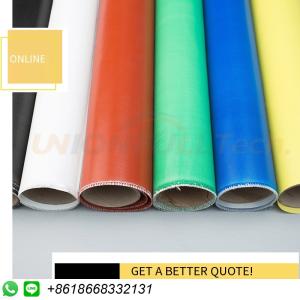 Coloured1 Silicone revestido de fibra de vidro tecido de isolamento térmico 15oz