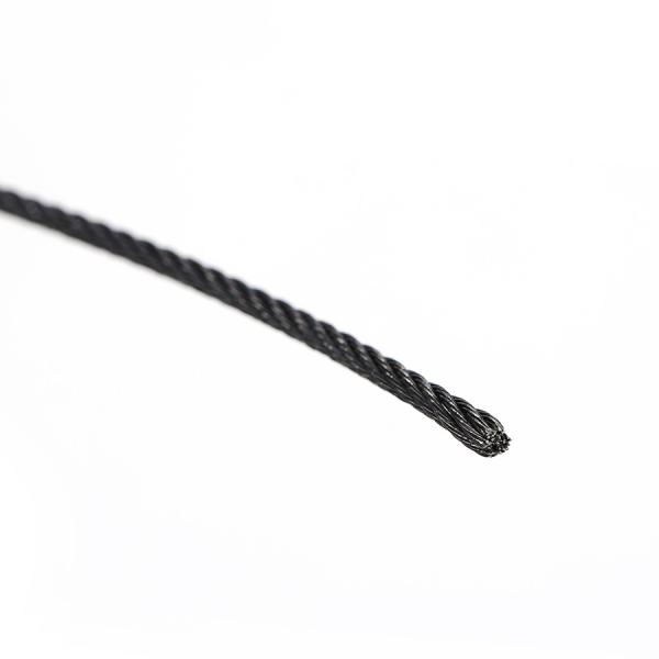 High Tensile Strength Black Oxide Steel Wire Rope