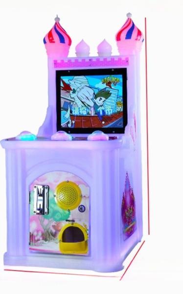 professional Video Game Coin Machine 100w Space Saving For Children
