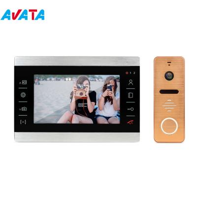 4 Wire 7inch Video Door Phone Intercom System Domofon with Motion Detection
