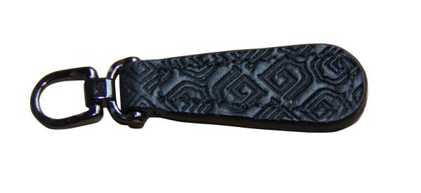 YKK Color Embossed Leather Metal Zipper nickle Free Smooth edge for Jacket