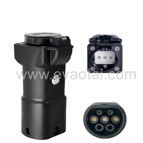 BLACK AOTAI V2L Adapter For Togg T10F Car EV Connectors 220V 16A 3.5KW