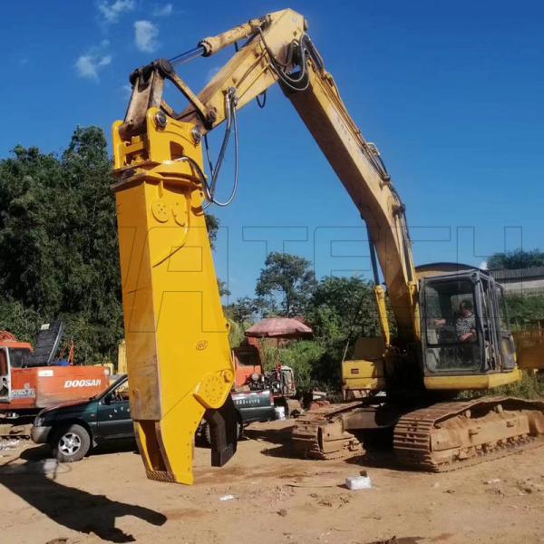 Metal Concrete Excavator Cutter Tools, Scrap Shear On Hitachi Excavator