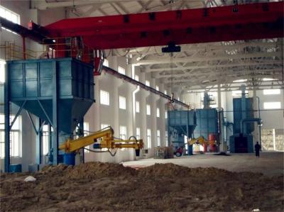 Multi Function Coated Sand Regeneration Equipment , Resin Sand Making Line