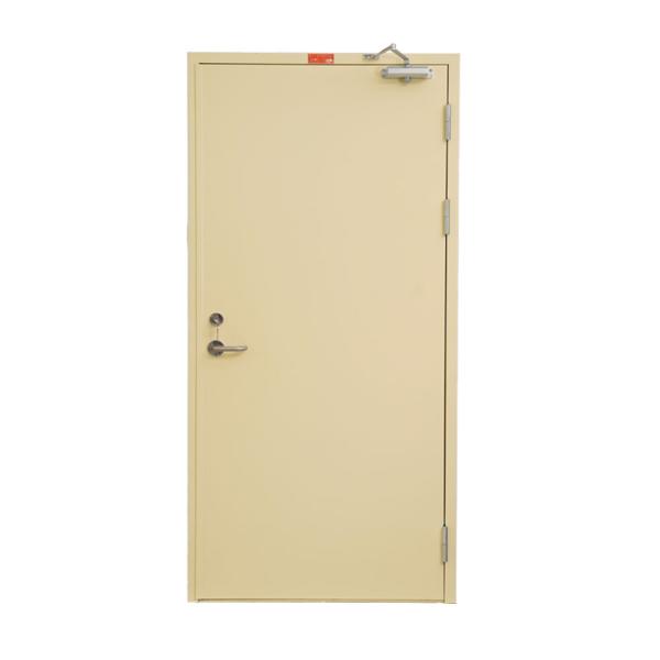 Modern Single Steel Security Entry Doors Fire Proof Rated Exit Door UL 90mins Sound Proof Fire Door Flush