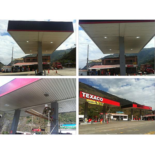 UL TUV SAA DLC 80W Surface Mounted LED Canopy Light IP65 Waterproof Warranty 5 Years