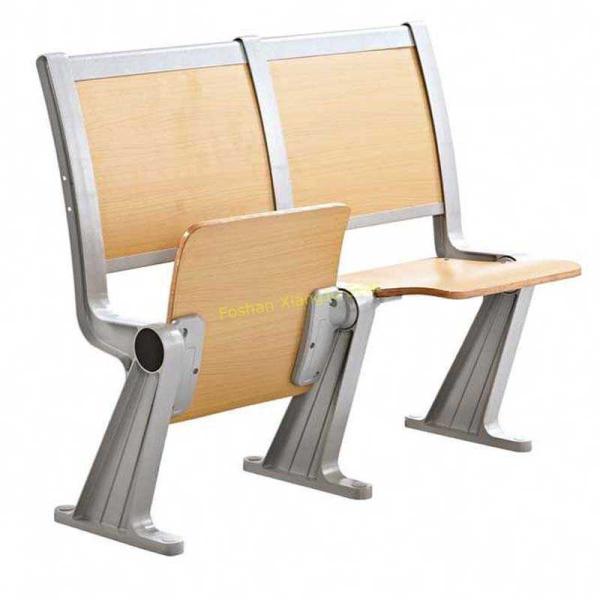 Foldable College Classroom Furniture , Fireproof Material Standard Plywood Study Chair