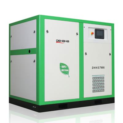Water Lubricated Oil Free Rotary Screw Compressor 185 Cfm 10 Bar