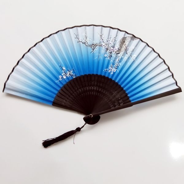 [I AM YOUR FANS] in Stock Personalized Wedding Hand Fan Bamboo Silk Fan