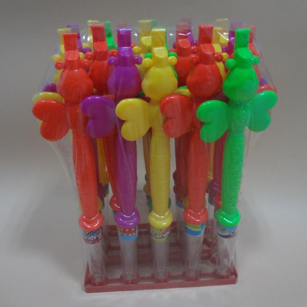 Милая игрушка свистка пчелы с конфетой для детей, конфетой обжатия новизны рожде