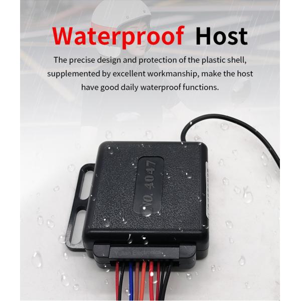36V - 72V Motorcycle 2 Way Alarm For Yamaha Anti Cut ISO9001