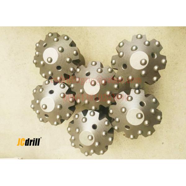R32 Tunneling Reamer Drill Bit , Threaded Tungsten Carbide Button Drill Bit