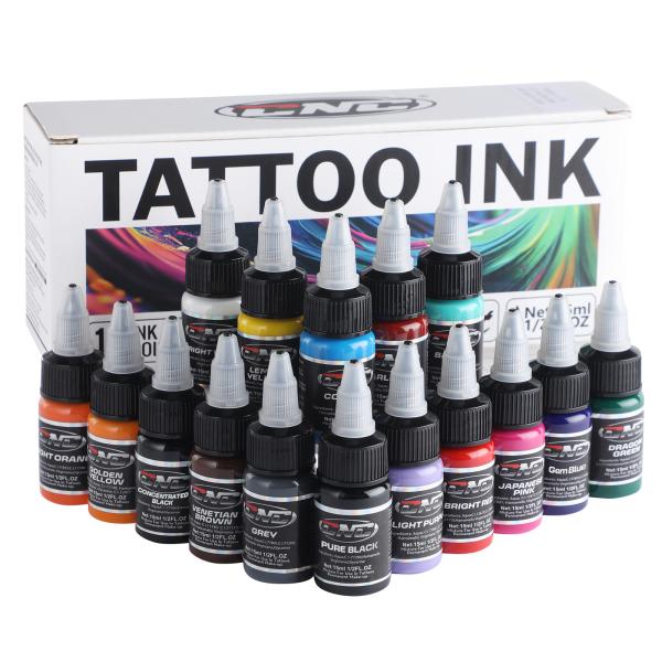Waterproof Tattoo Ink 1/2OZ Tattoo Pigments For Permanent Makeup