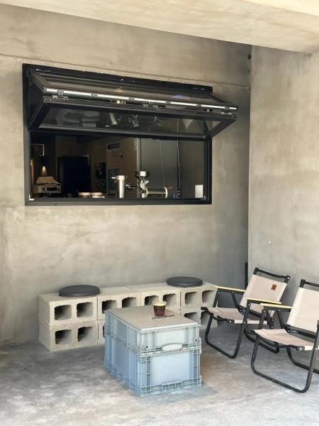 Cafe Folding Windows - Quick-Service Counter Designs