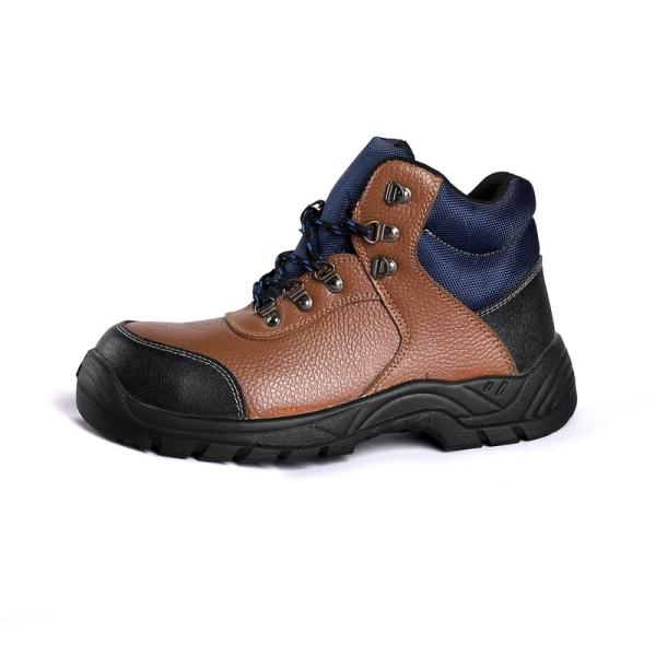 Slip And Abrasion Resistant PU Sole Work Shoes Breathable Mesh Lining for Heavy Duty Safey Boots