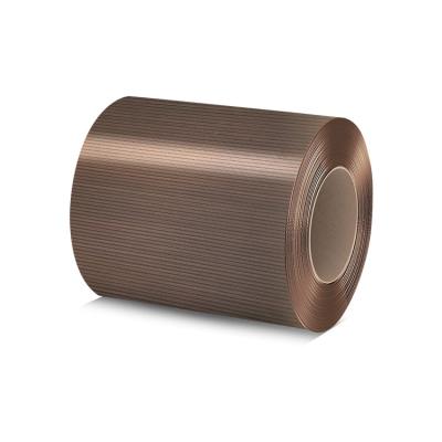 304 Hairline Stainless Steel Whole Coil in PVD Antique Bronze Color Coated