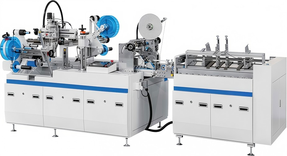 LY-600SFT-3 Multi-function Double-Sided Tape Application  Machine for Folding Boxes   Tape Applicator Machine    Tape  Pasting Machine